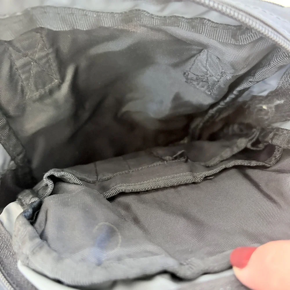 90s Eddie Bauer EBTEK EB1920 Crossbody Bag Blk Yellow Outdoor Gear Messenger Bag